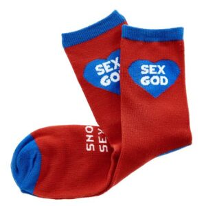 Love Bites Sex God Humour Socks