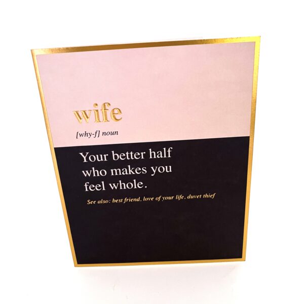 Wife (Birthday Card)