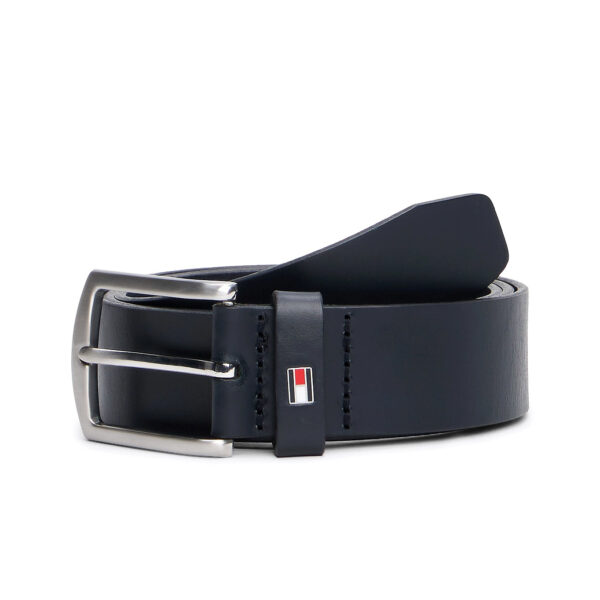 Tommy Hilfiger Denton Flag Keeper Leather Belt