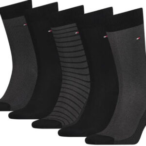 Tommy Hilfiger Socks 5 Pack Giftbox (Black)