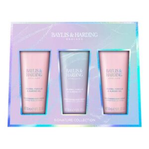 Baylis & Harding Signature Jojoba, Vanilla & Almond Oil Set of 3 Hand Creams