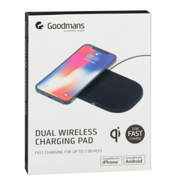 Goodmans Dual Wireless Charging Pad