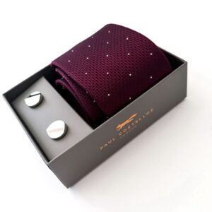 Paul Costelloe Tie and Cufflinks Set