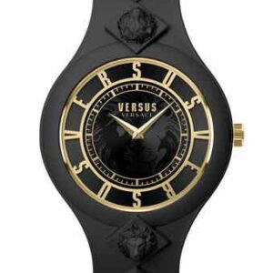 Versus Versace Women’s Fire Island Lion Silicone Strap Watch