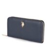 Polo Assasin Womens Jones Large Zip Around Wallet in Navy